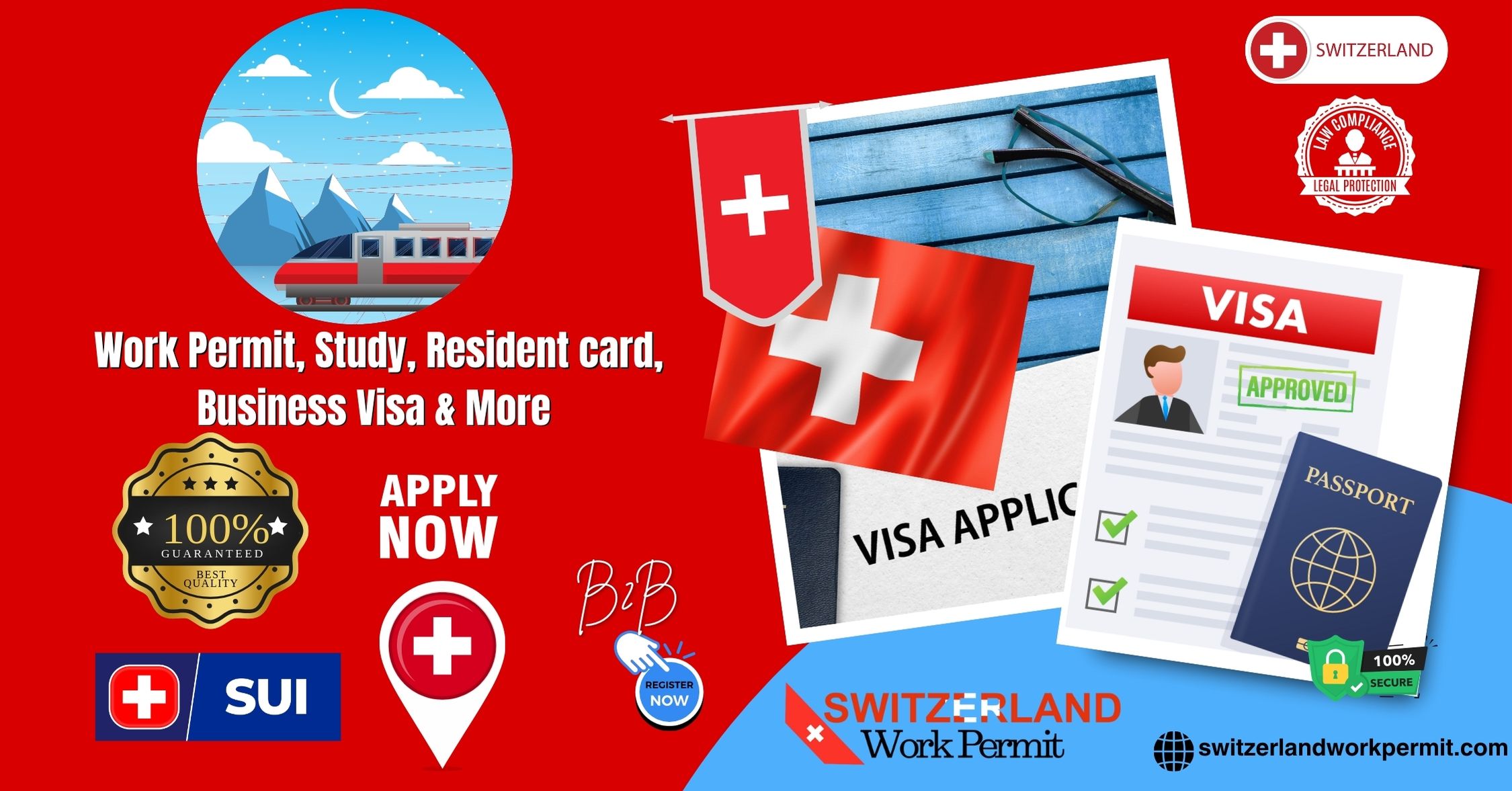 Switzerland Work Permit Visa & Business Resident Visa Requirements from Zambia to Switzerland